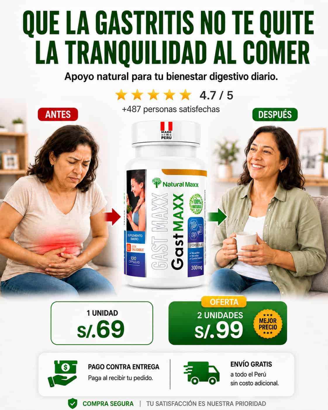 Gast Maxx | Alivia la Gastritis y Disfruta tus Comidas