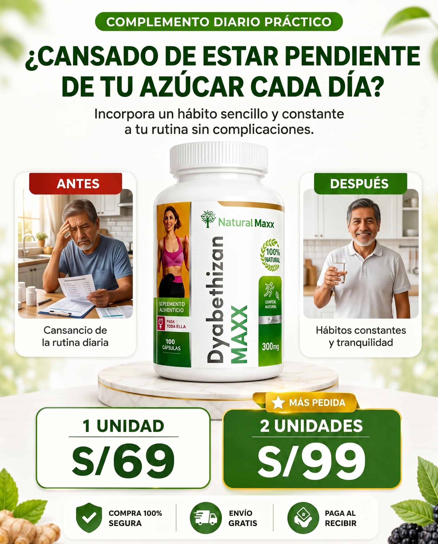 Dyabethizan MAXX | Cuidado Diario del Azúcar