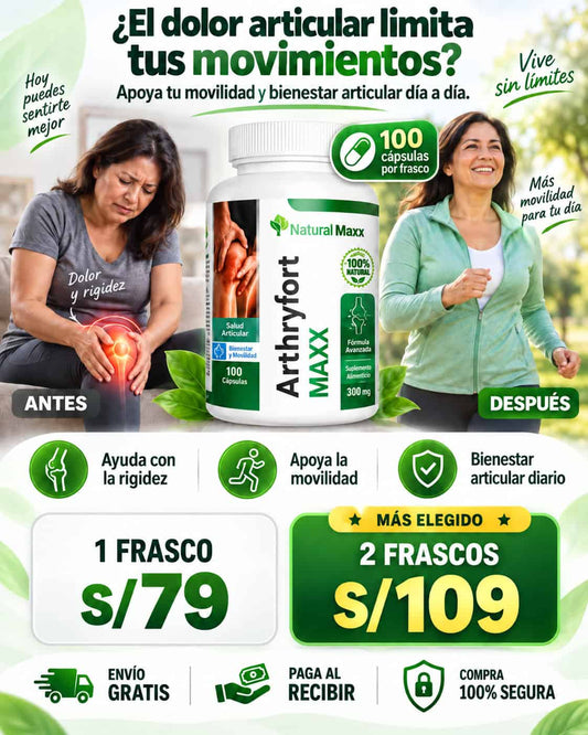 Arthryfort MAXX®|Movilidad y Apoyo para el Dolor Articular