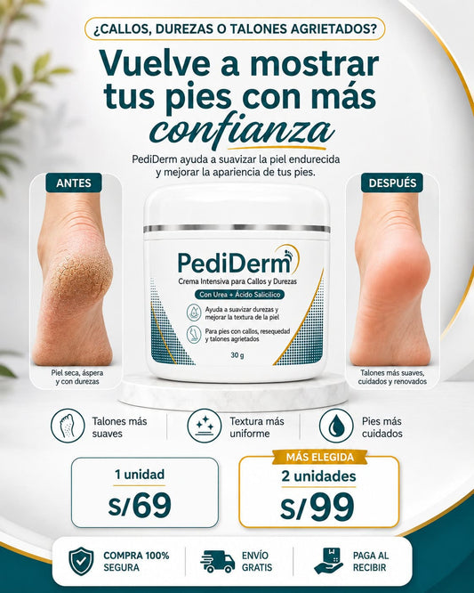 PediDerm – Suaviza Callos y Talones Agrietados